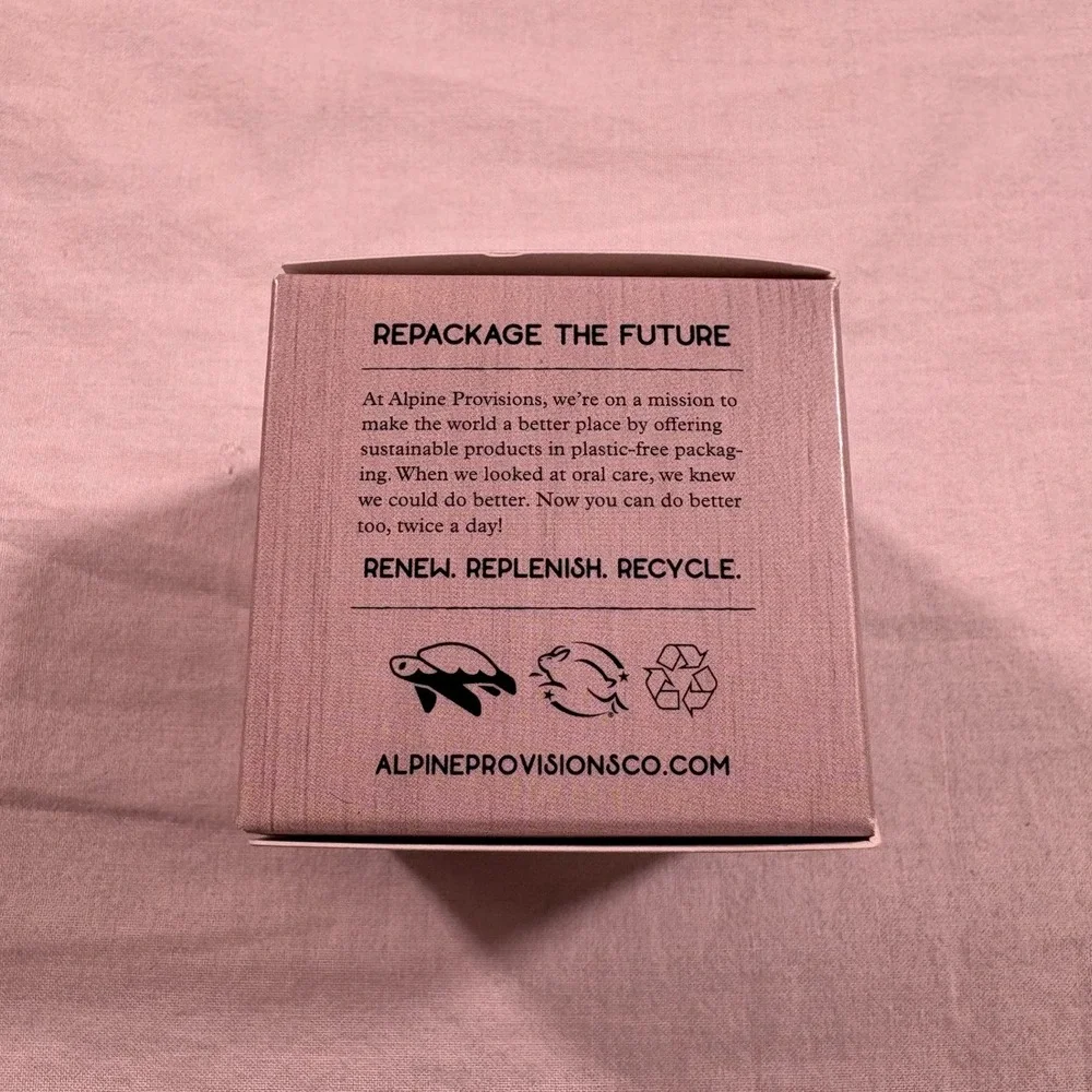 Alpine Provisions‎ Detoxifying Charcoal Toothpaste Tabs 62 Tablets